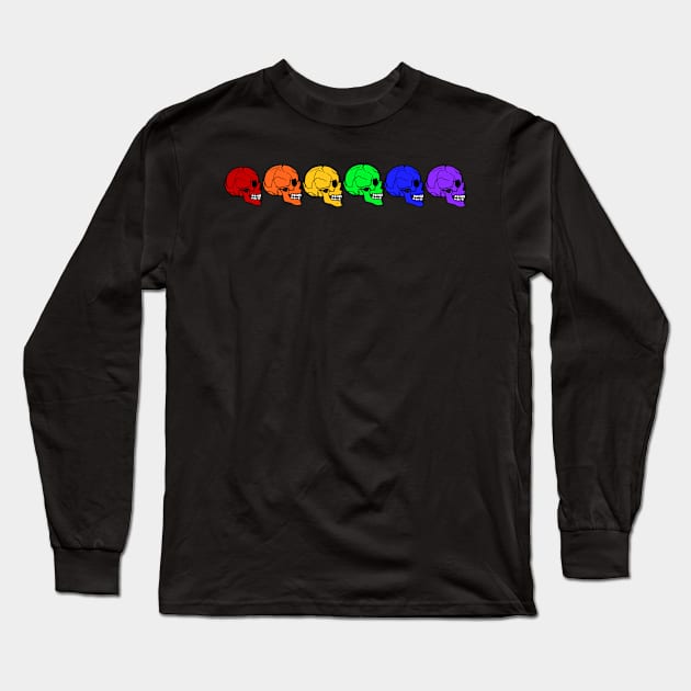 Gay Skulls Long Sleeve T-Shirt by KangarooZach41